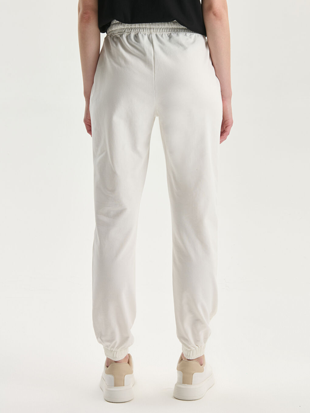 Elasticated Waist Printed Women's Jogger Sweatpants -S5GS36Z8-FEW