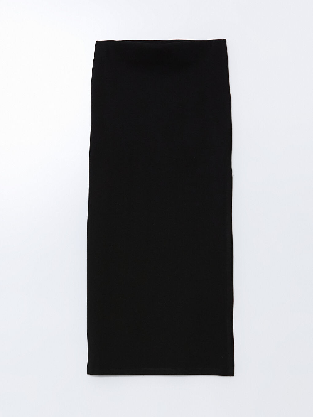 Siyah Beli Lastikli Kadın Etek-4