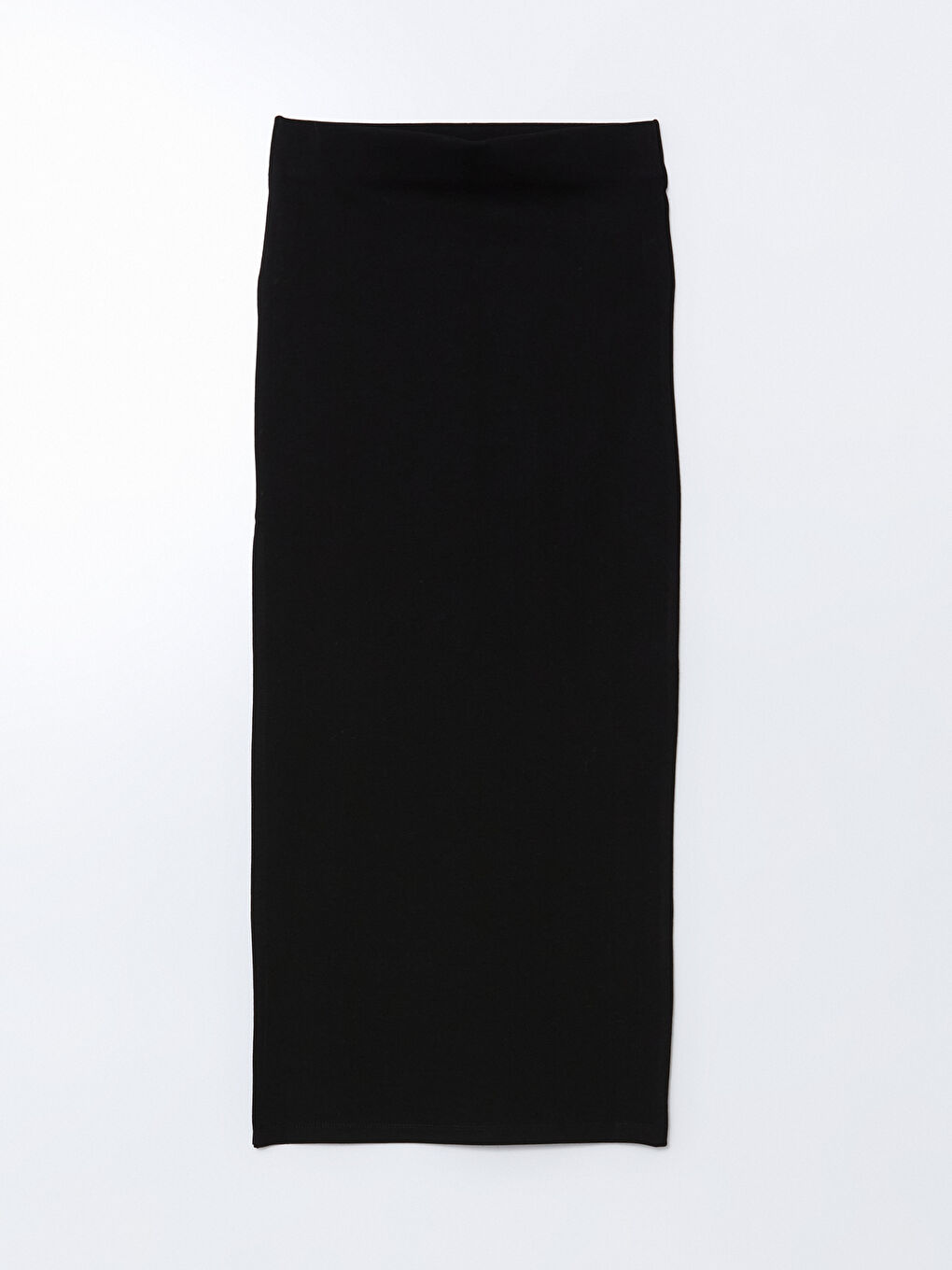 Siyah Beli Lastikli Kadın Etek-5