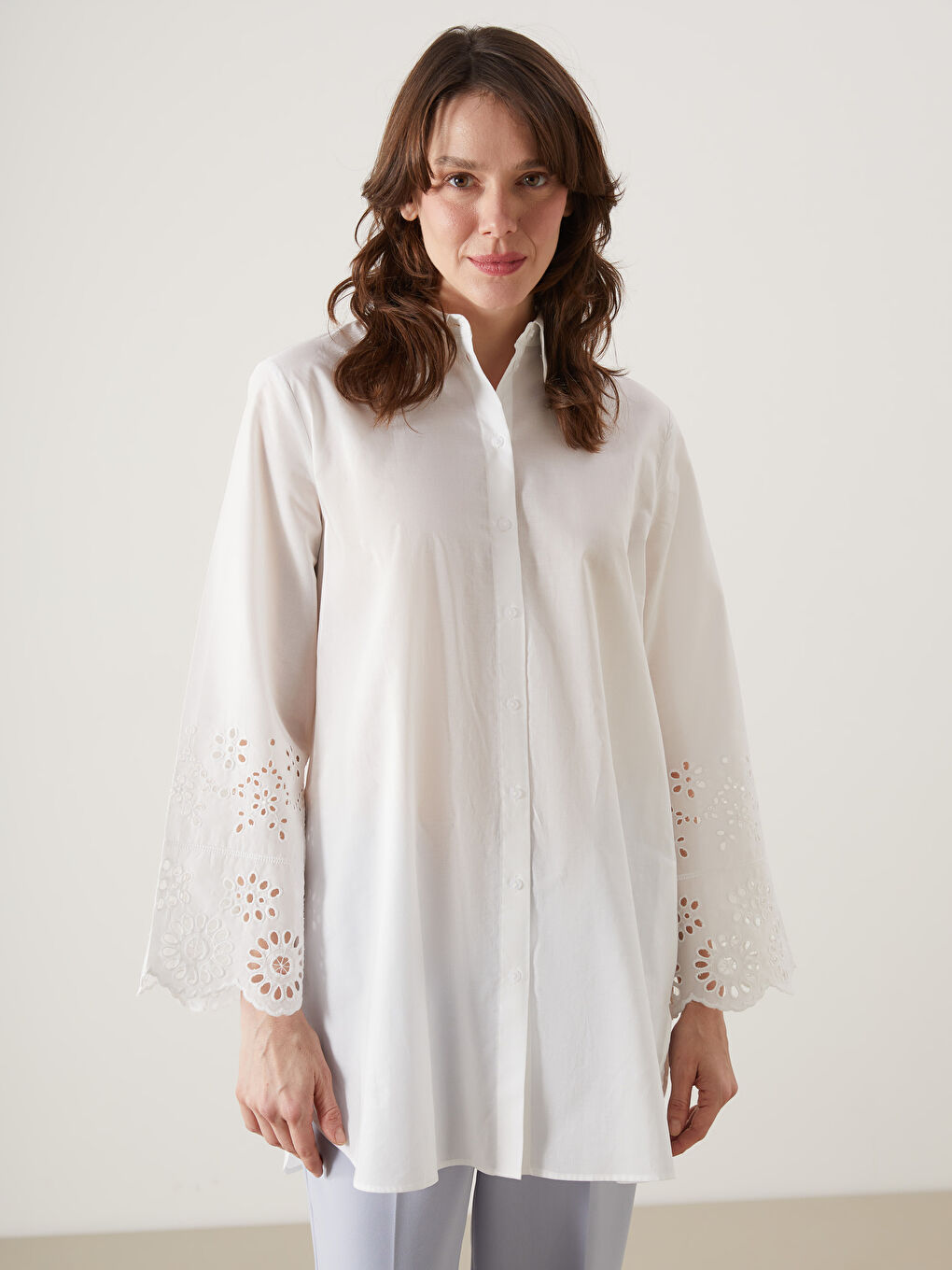 Embroidered Women's Shirt Tunic -S5GS50Z8-Q6K