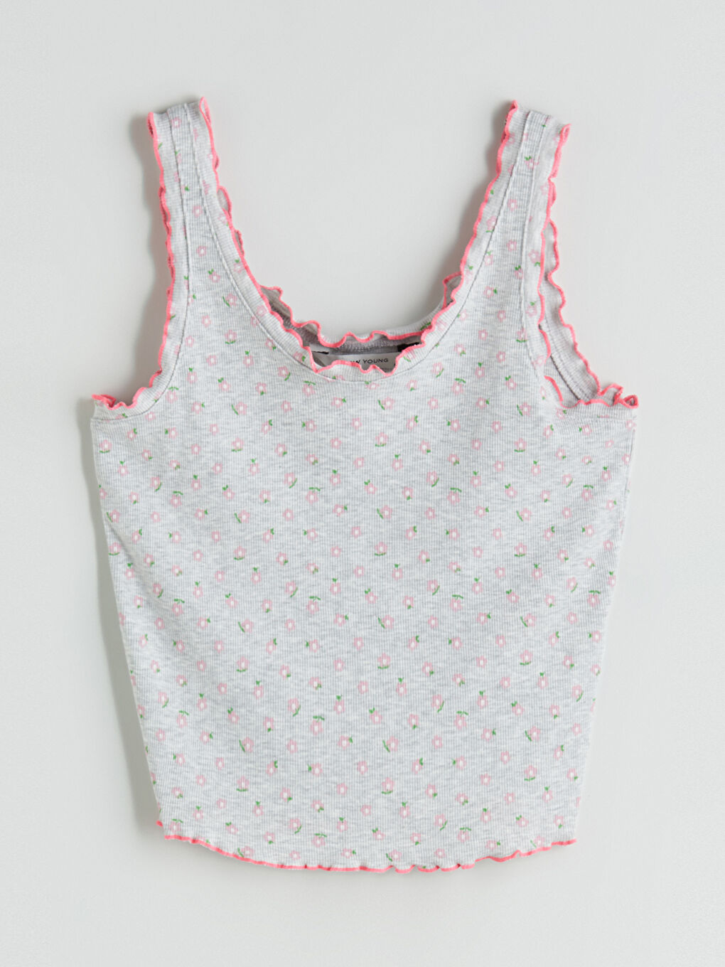 U Neck Floral Women's Shortie Pyjama Set -S5GT01Z8-998