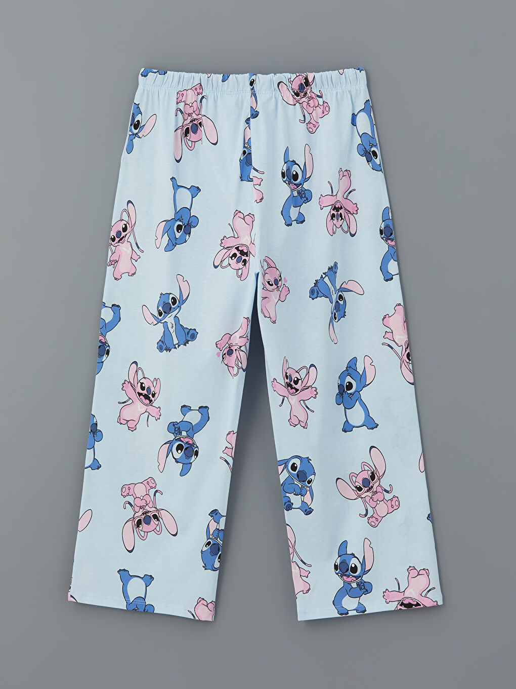 LCW Young Mavi Lilo & Stitch Baskılı Kadın Pijama Altı - 1