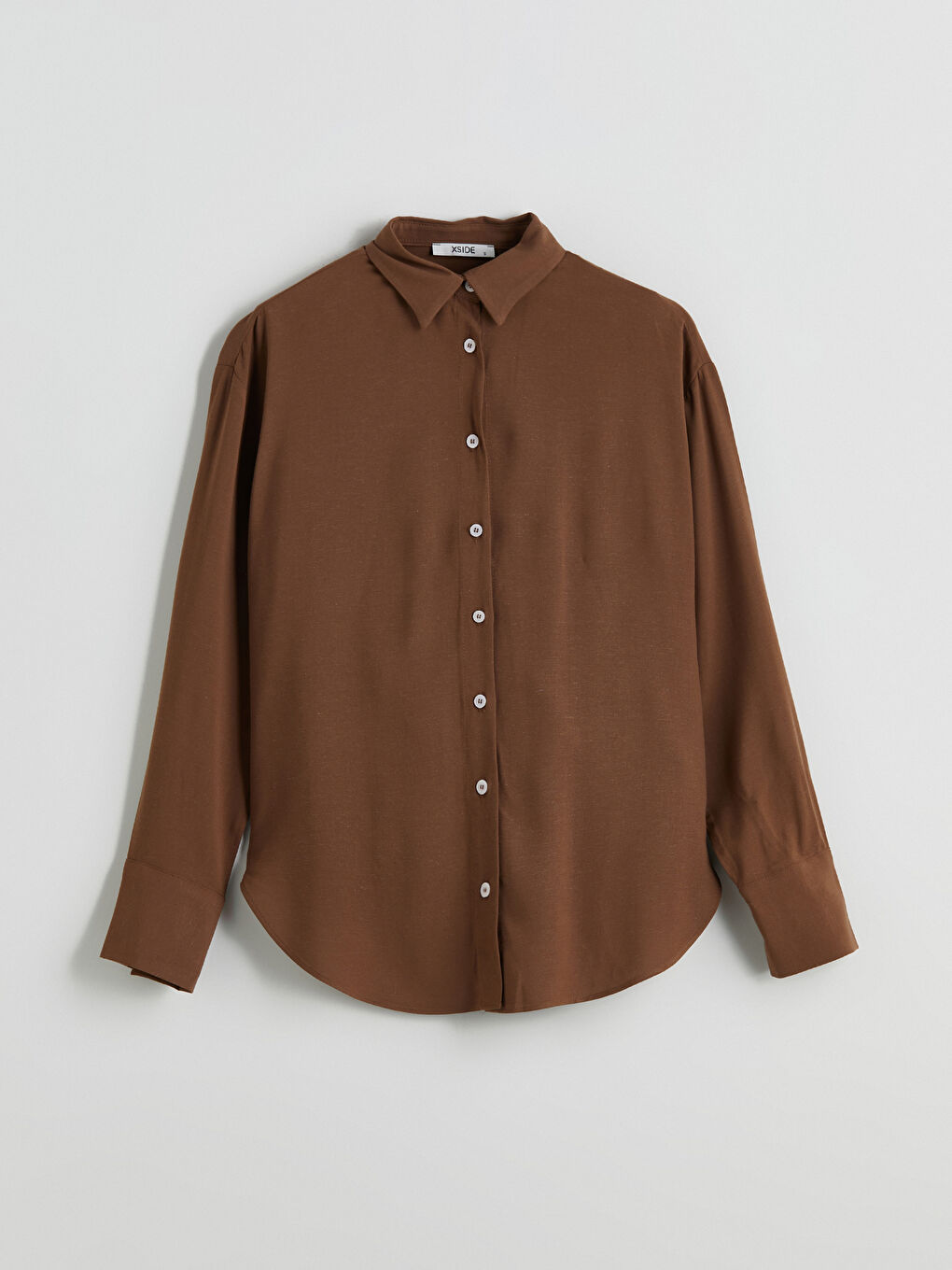 Linen Blend Women's Shirt -S5GT39Z8-CT9