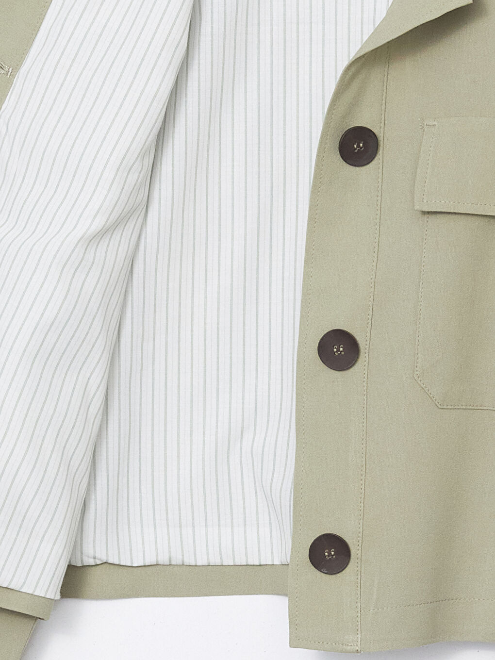 Shirt Collar Linen Blend Women’S Jacket -S5GT41Z8-YUA