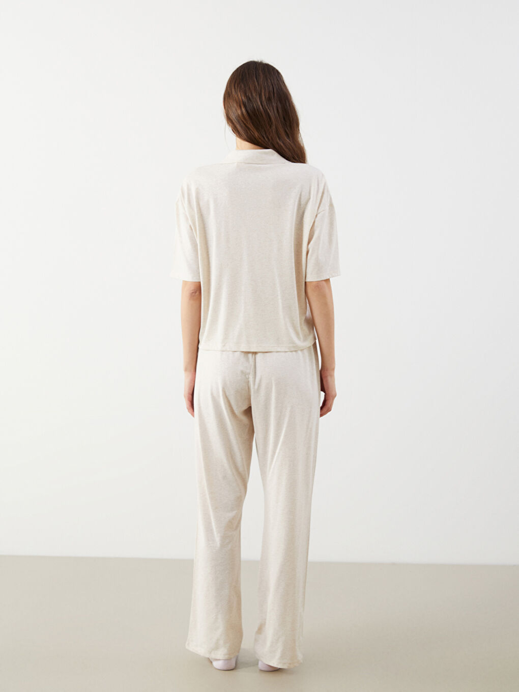 Woman BEIGE Pyjama Set -S5GT42Z8-MXN