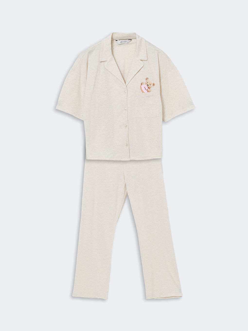 Woman BEIGE Pyjama Set -S5GT42Z8-MXN