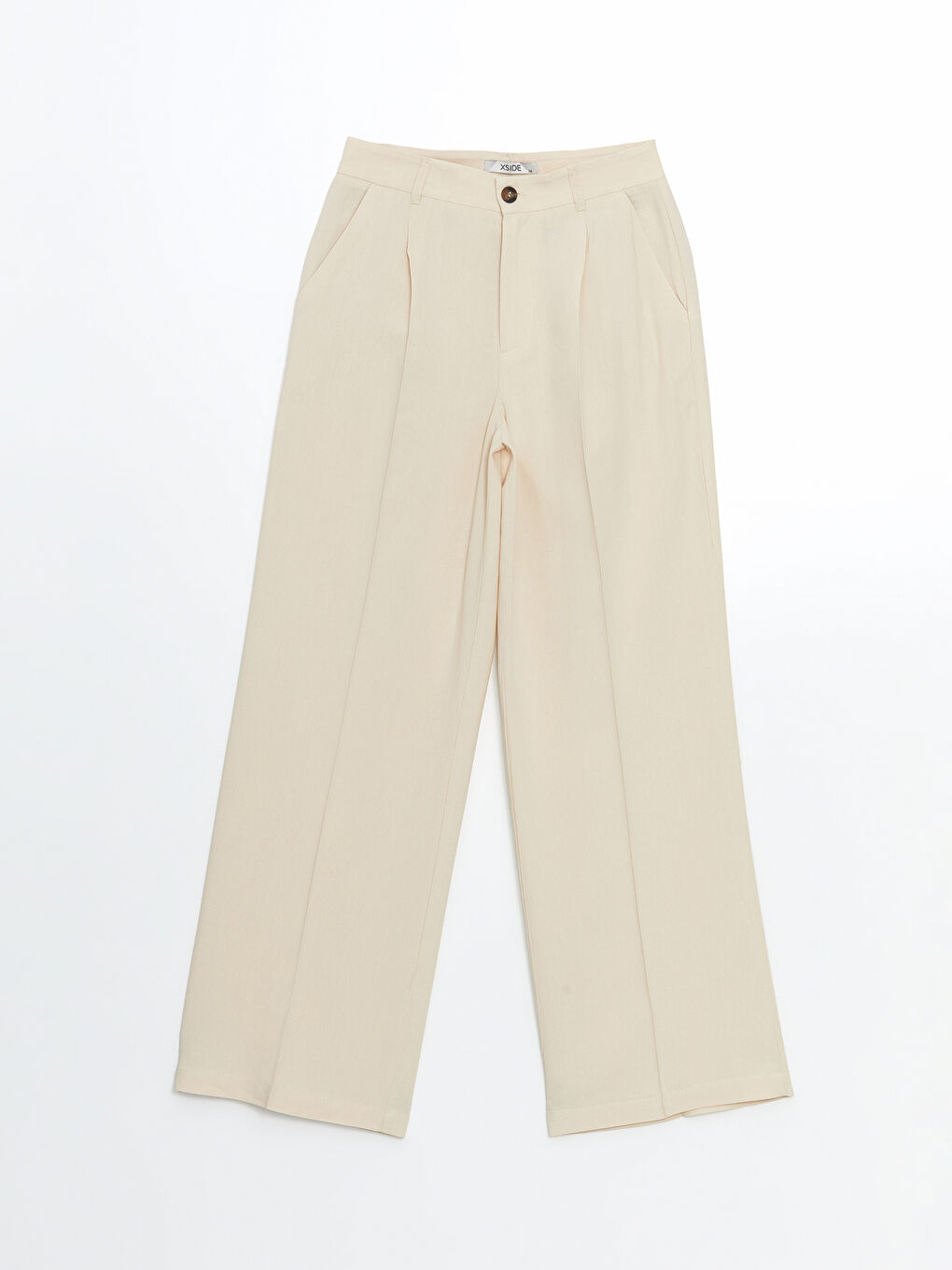 Loose Fit Linen Blend Women’S Pants -S5GT53Z8-VHM