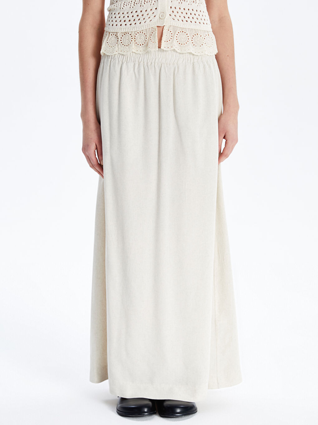 Woman BEIGE Skirt -S5GT61Z8-VHM