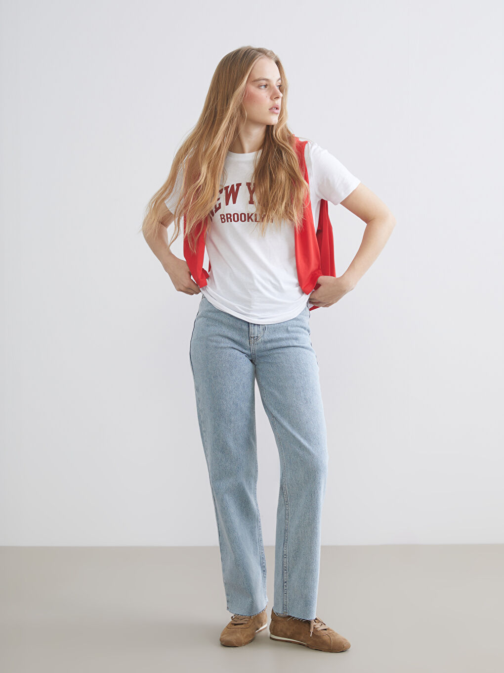 Mavi Straight Fit Kadın Jean Pantolon