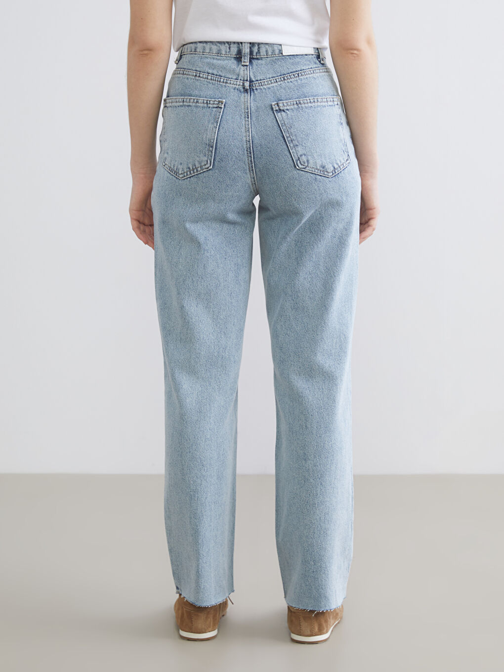 Mavi Straight Fit Kadın Jean Pantolon-3