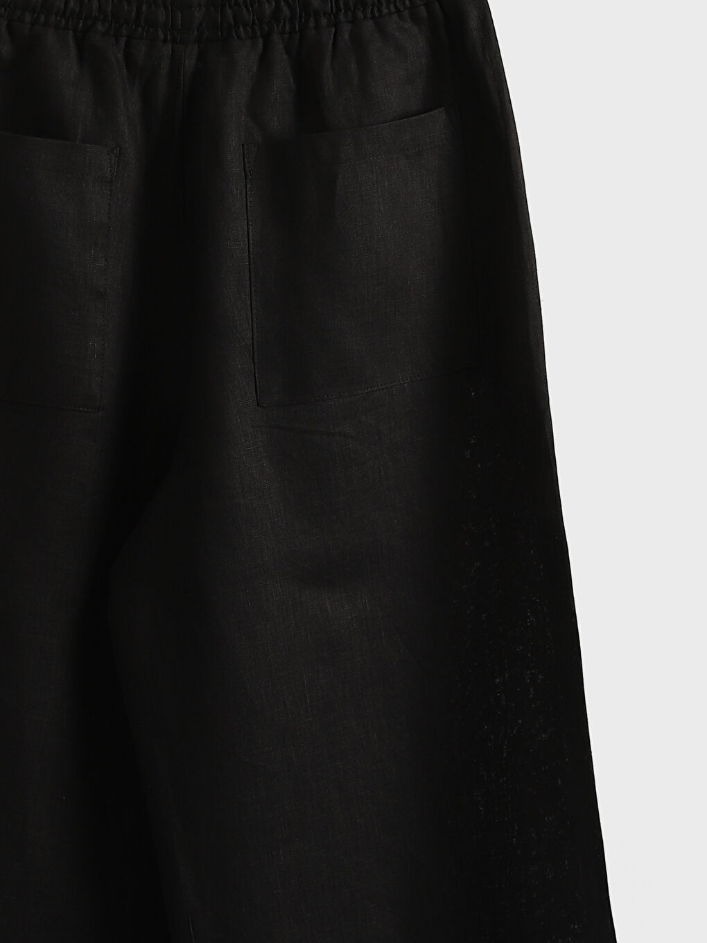Elasticated Waist Linen Women's Trousers -S5GT66Z8-CVL