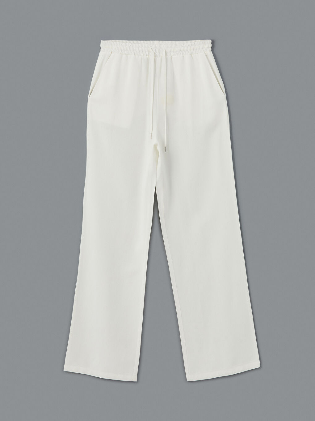 XSIDE Women's Elastic Waist Linen Blend Trousers -S5GT67Z8-Q6K
