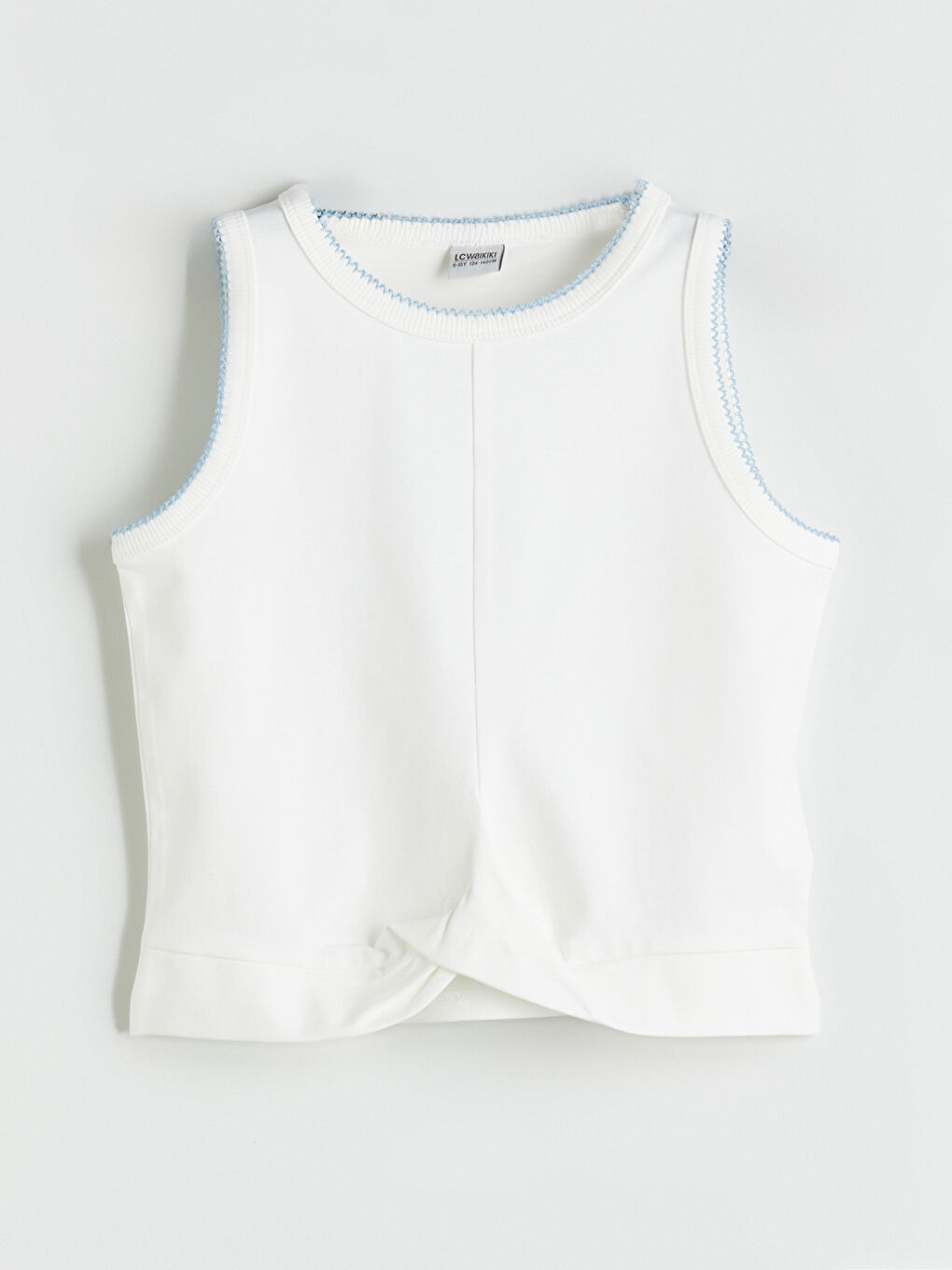 LCW Kids Crew Neck Girl's Crop Singlet -S5GT95Z4-R9J