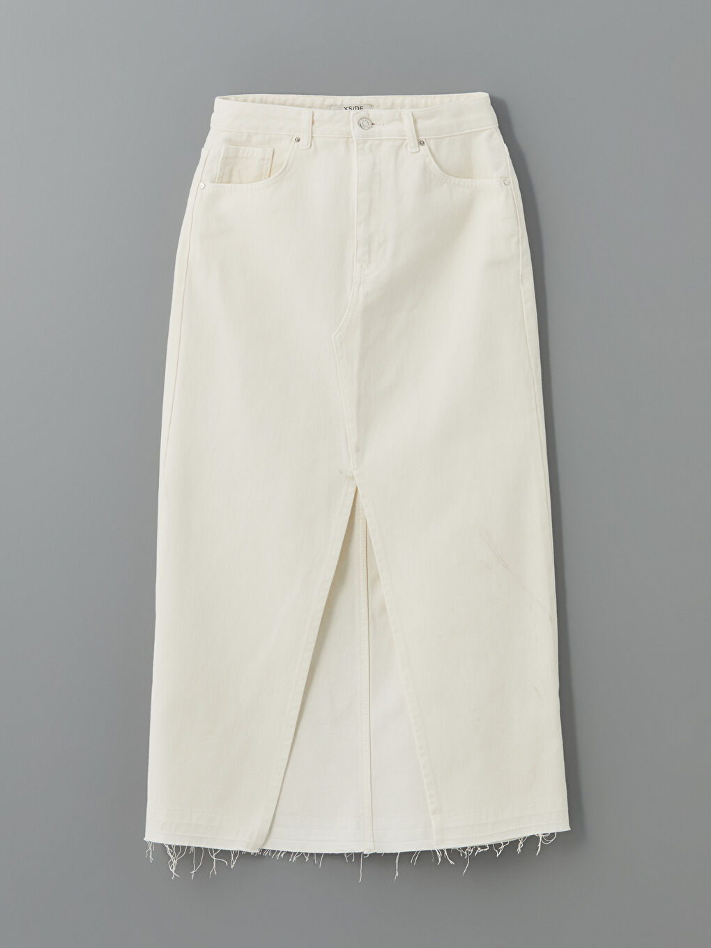 Standard Fit Women's Jean Skirt -S5GT96Z8-J1F