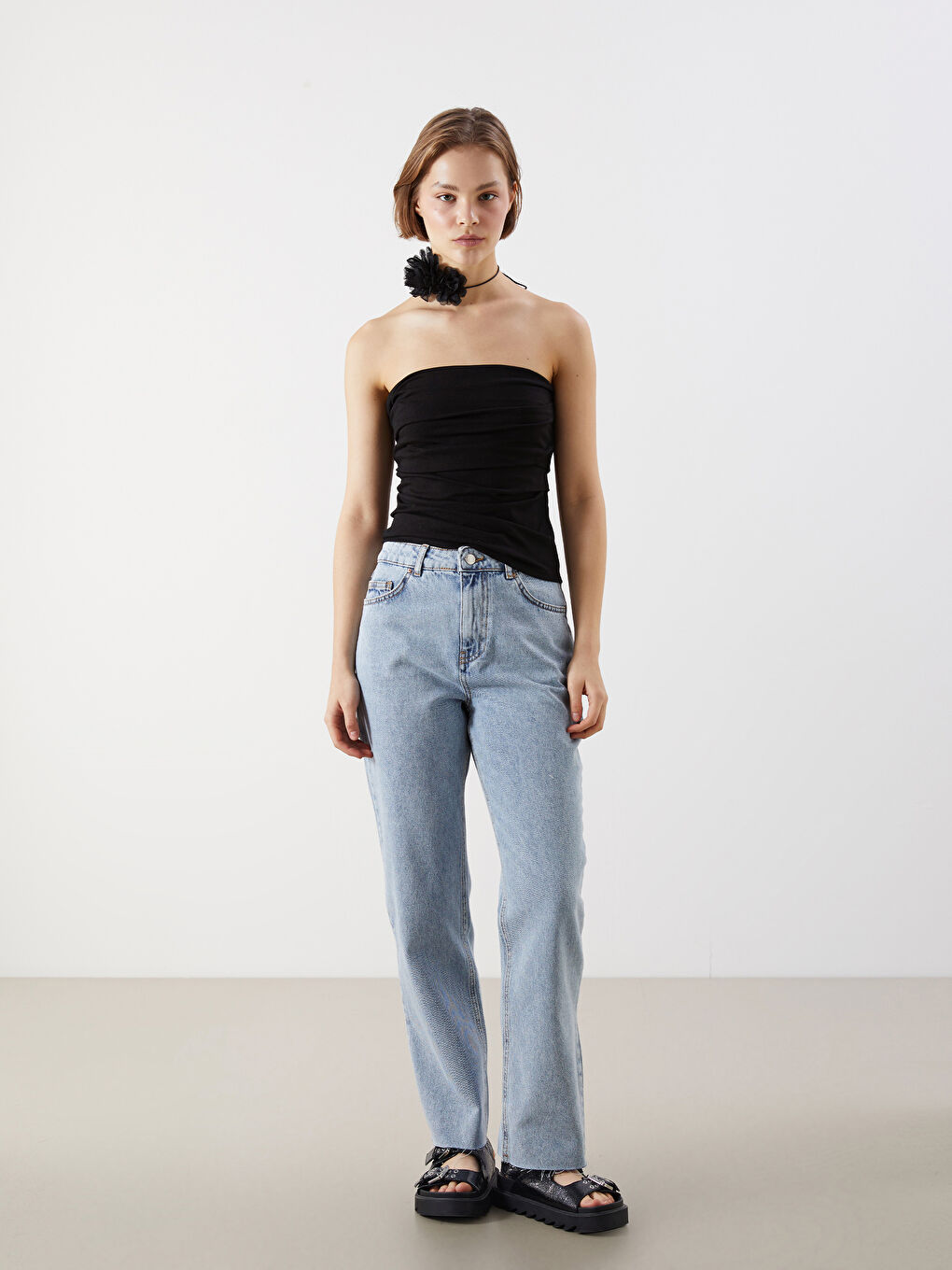 Mavi Straight Fit Kadın Jean Pantolon-1