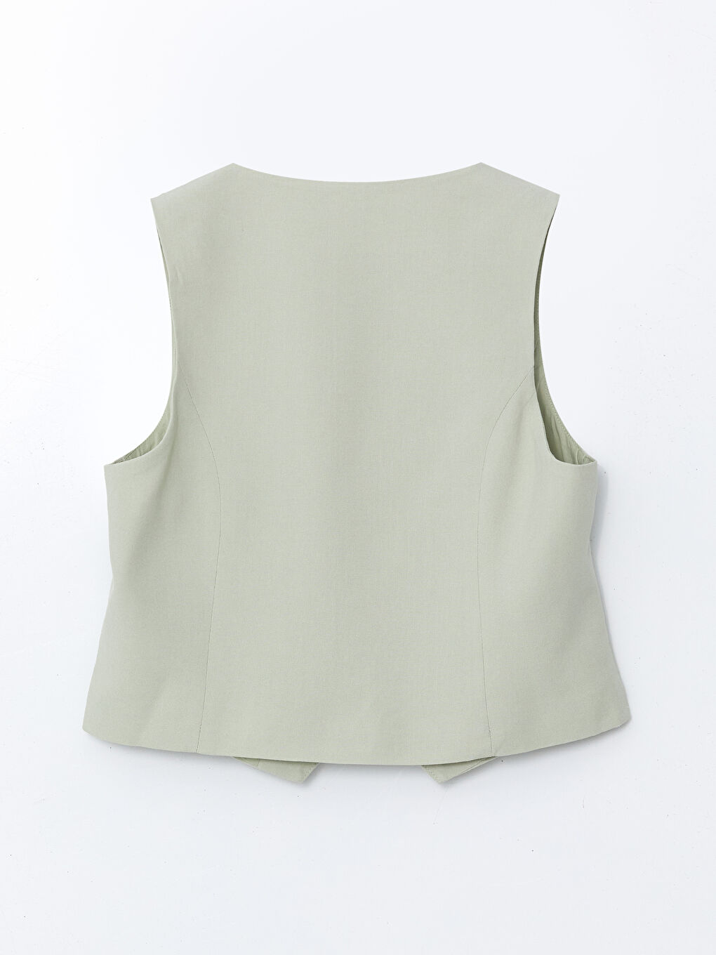 XSIDE V-Neck Linen Blend Women's Classic Waistcoat -S5GU00Z8-VKZ