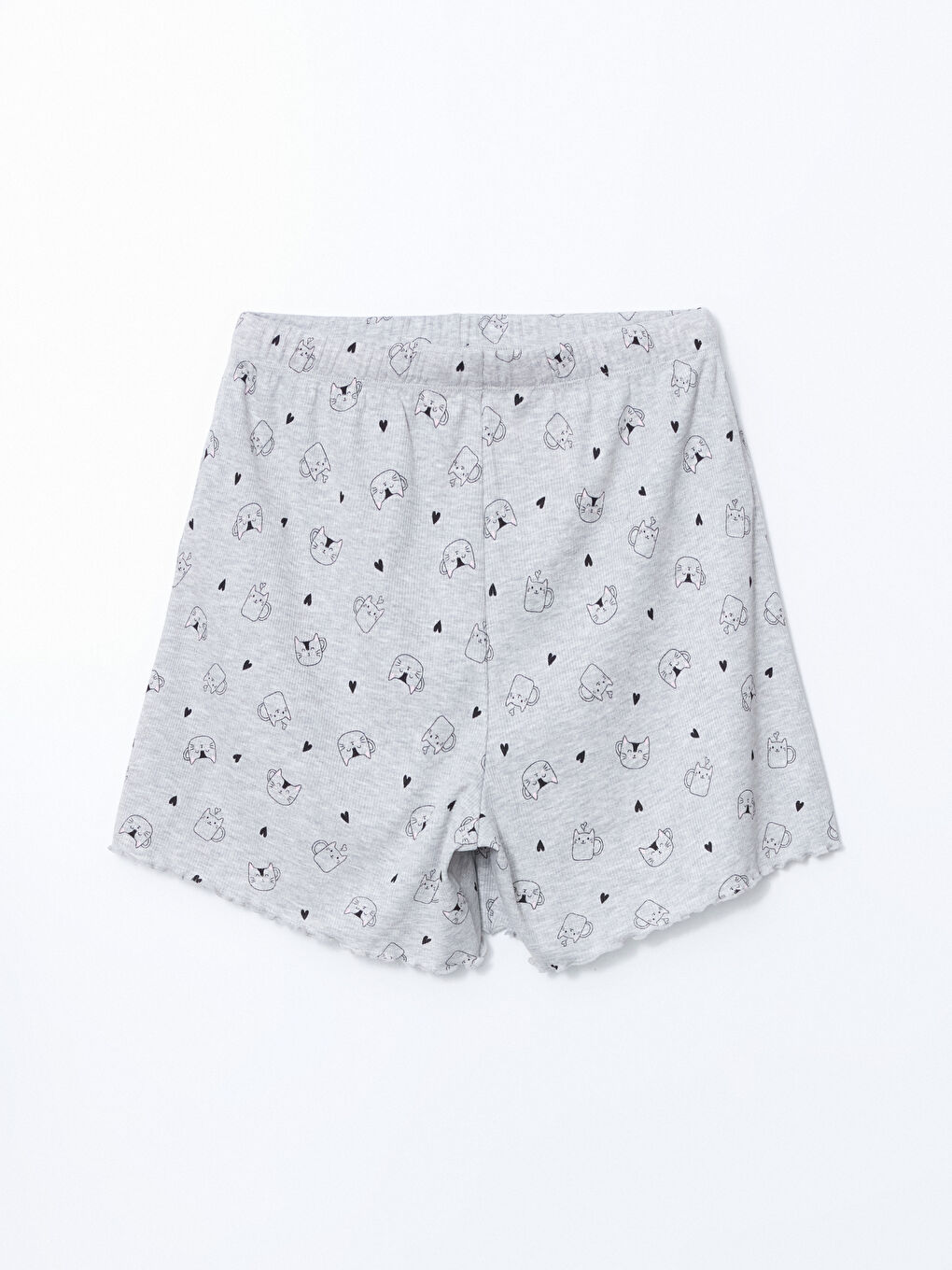 Crew Neck Printed Women's Shorts Pajamas Set -S5GU53Z8-998