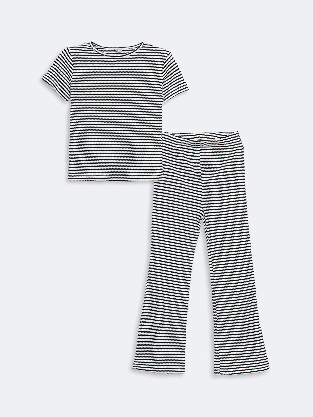 Crew Neck Girls' T-Shirt and Tights -S5GU99Z4-LEG