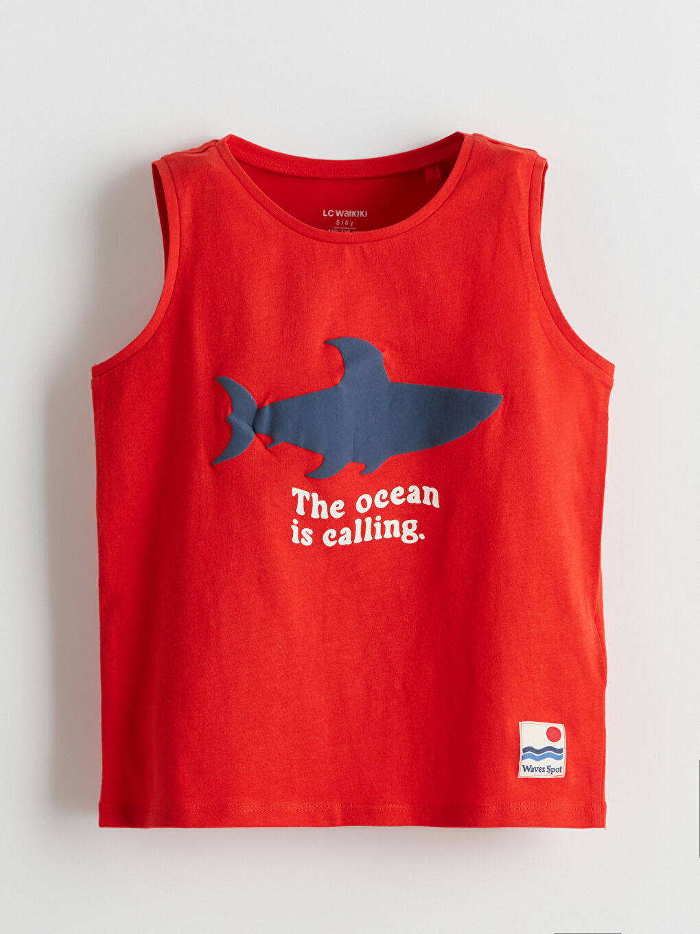 LCW Kids Tanktop für Jungen mit Rundhalsausschnitt und Print-Applikation -S5GV08Z1-JSV