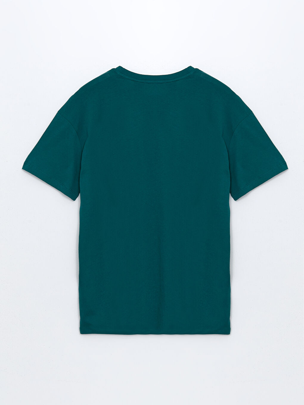 Yeşil Bisiklet Yaka Mickey ve Arkadaşları Baskılı Kadın Tişört-5