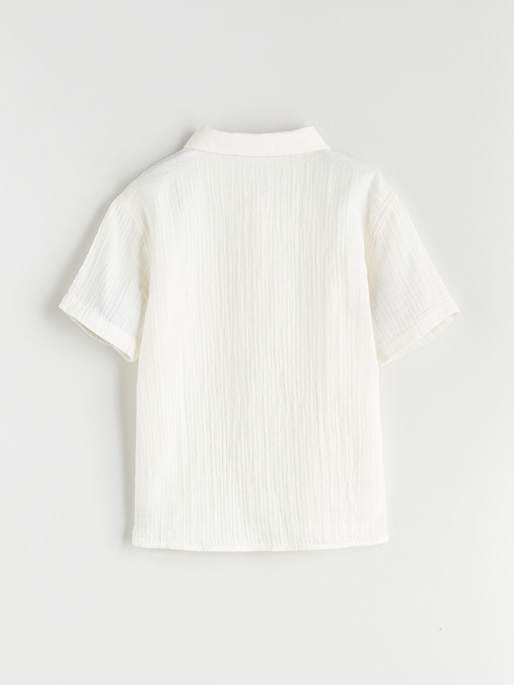 LCW Kids Short Sleeve Boys' Shirt with Pocket -S5GV50Z1-QVK