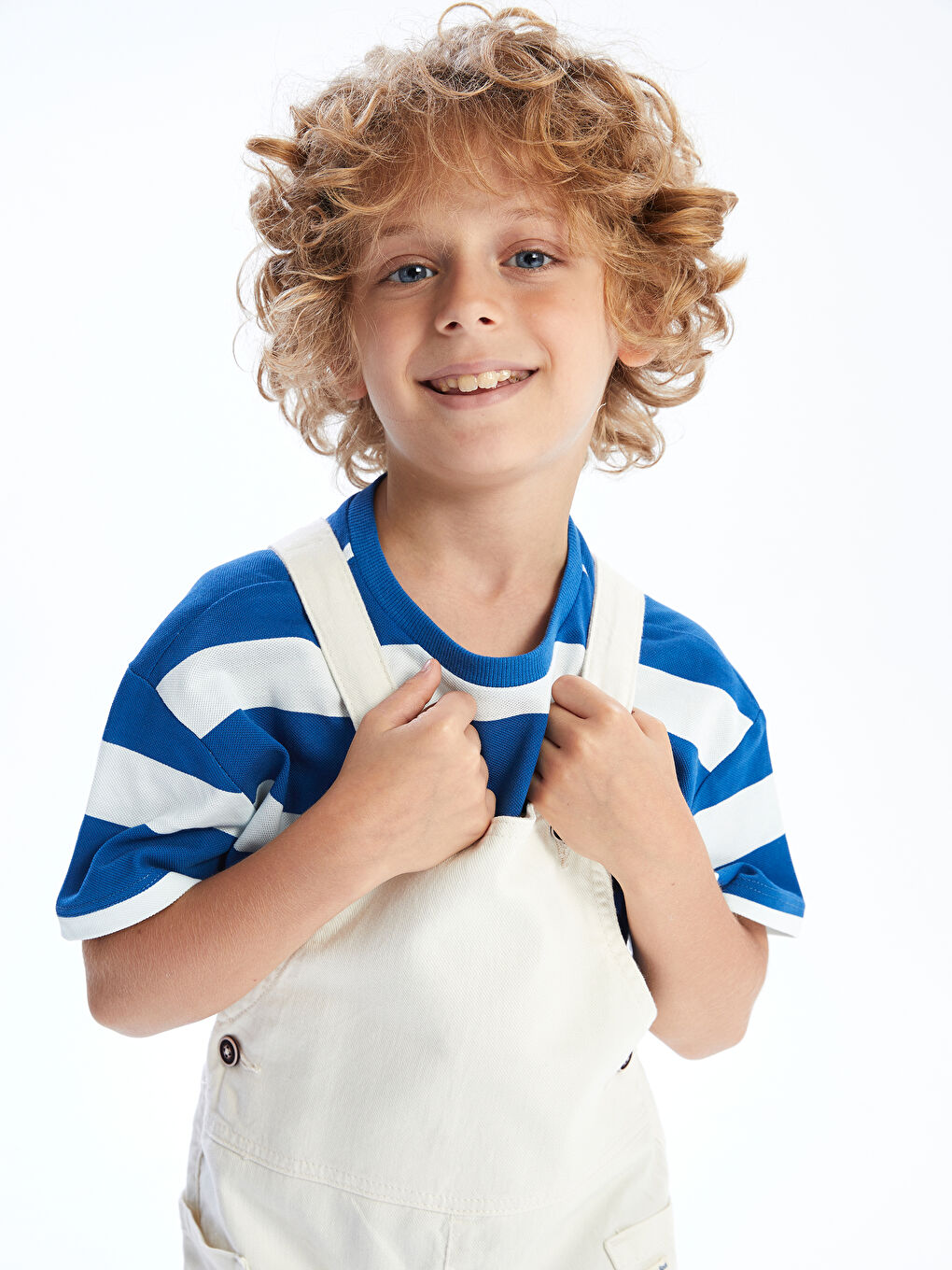 LCW Kids Square Neck Strap Boy's Overalls -S5GV52Z1-QVK