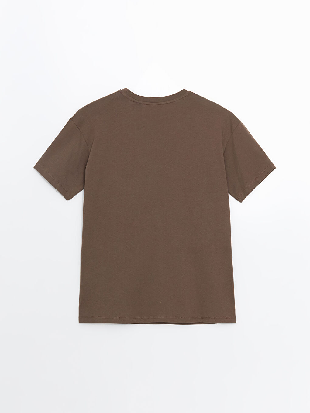 Kahverengi Bisiklet Yaka The Mandalorian Baskılı Kadın Tişört-5