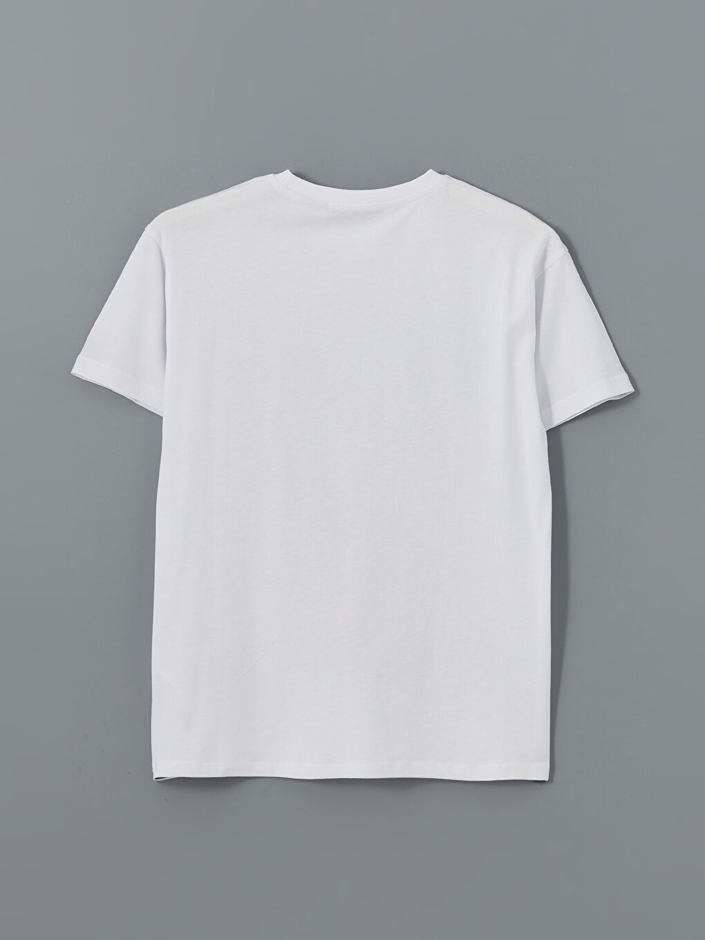 Beyaz Bisiklet Yaka Tom & Jerry Baskılı Kadın Tişört-5