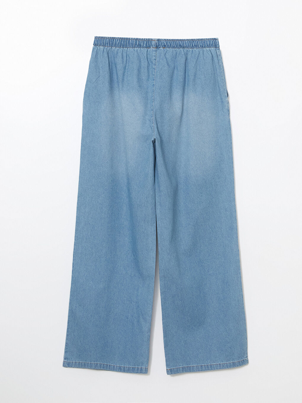 Wideleg Women's Jeans With Elastic Waist -S5GV83Z8-J0G