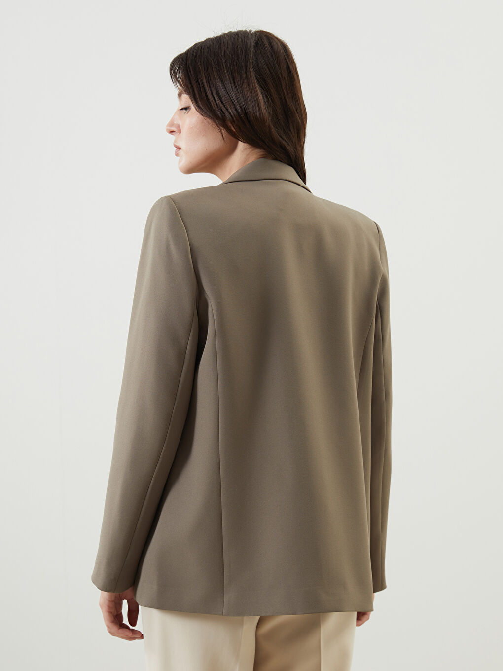 LCW Vision Haki Kadın Blazer Ceket - 6