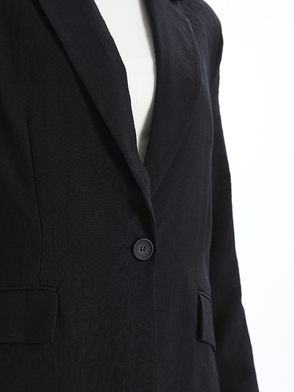 Siyah Kadın Blazer Ceket-2