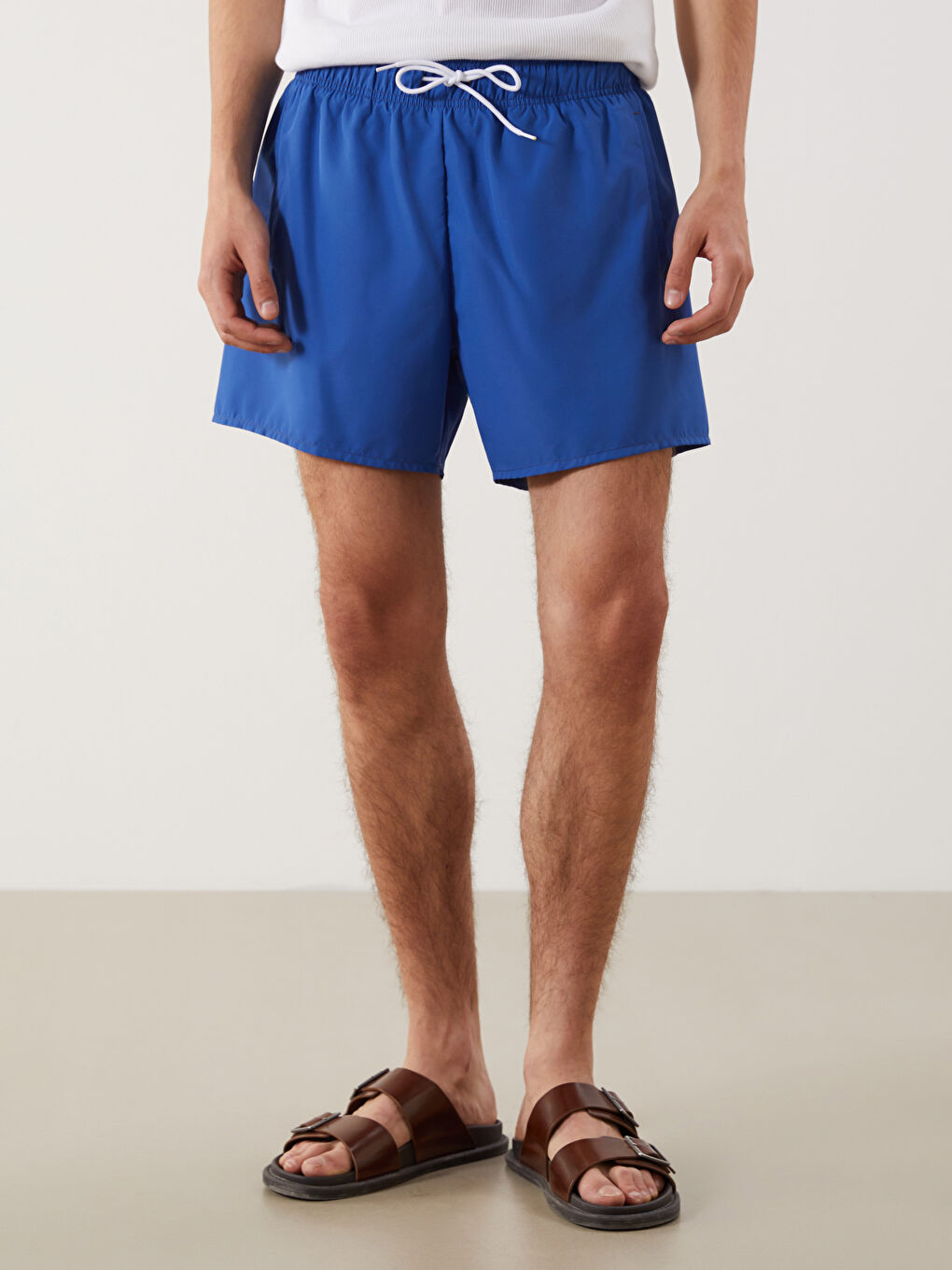 Karışık Kısa Boy Basic Erkek Deniz Şortu-1