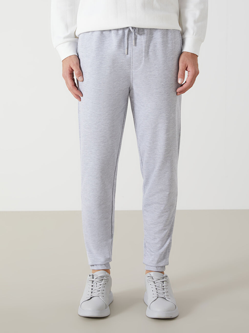 Gri Standart Kalıp Erkek Jogger Eşofman Altı-1