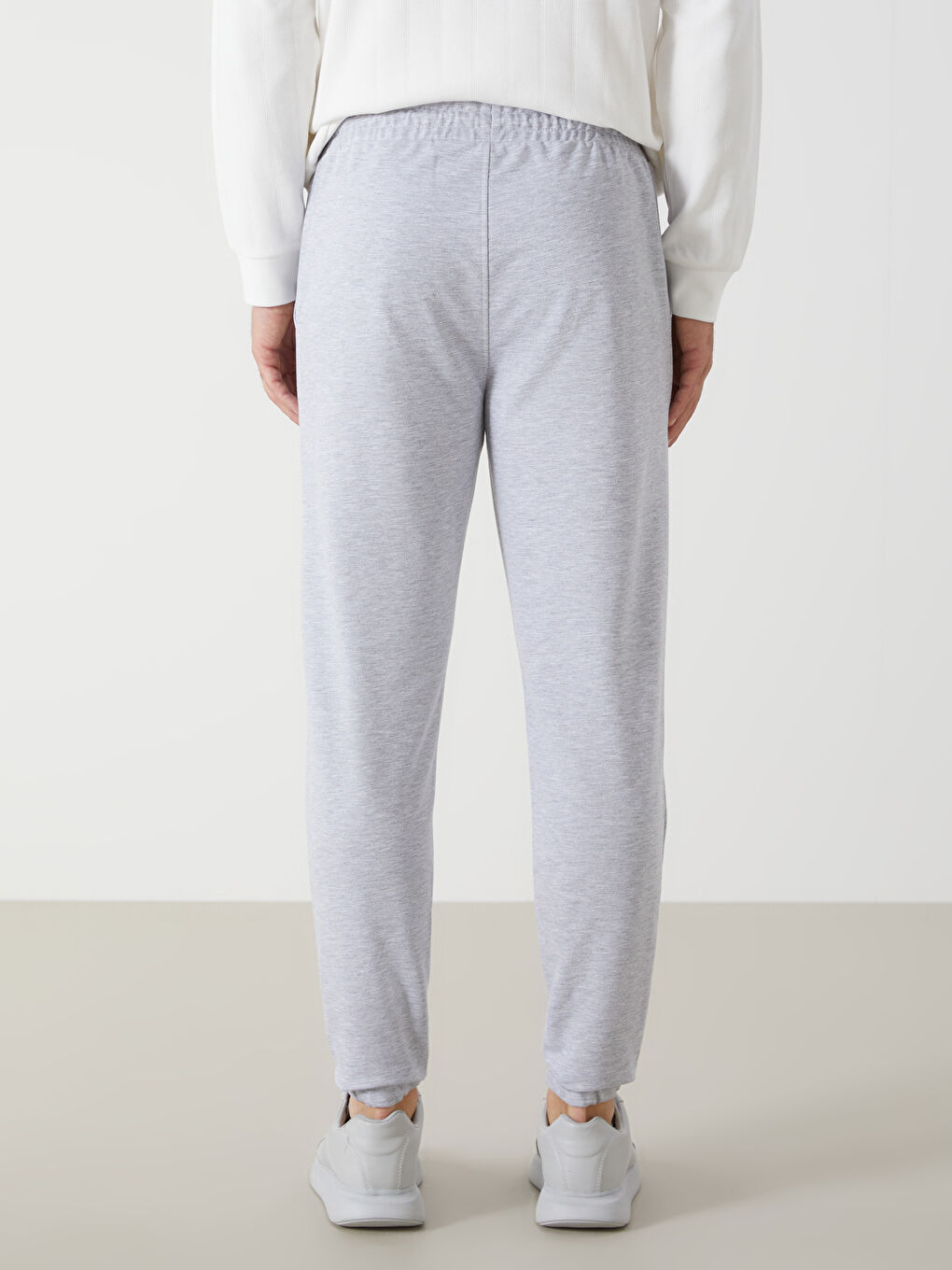 Gri Standart Kalıp Erkek Jogger Eşofman Altı-3