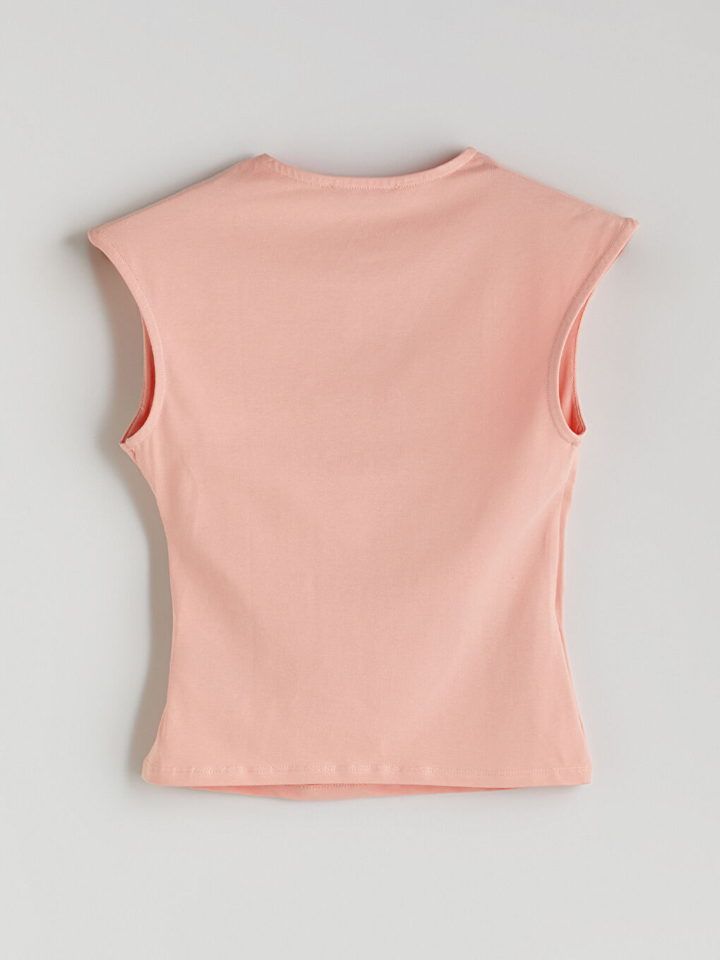 Crew Neck Gathered Blouse -S5GY26Z8-G6K