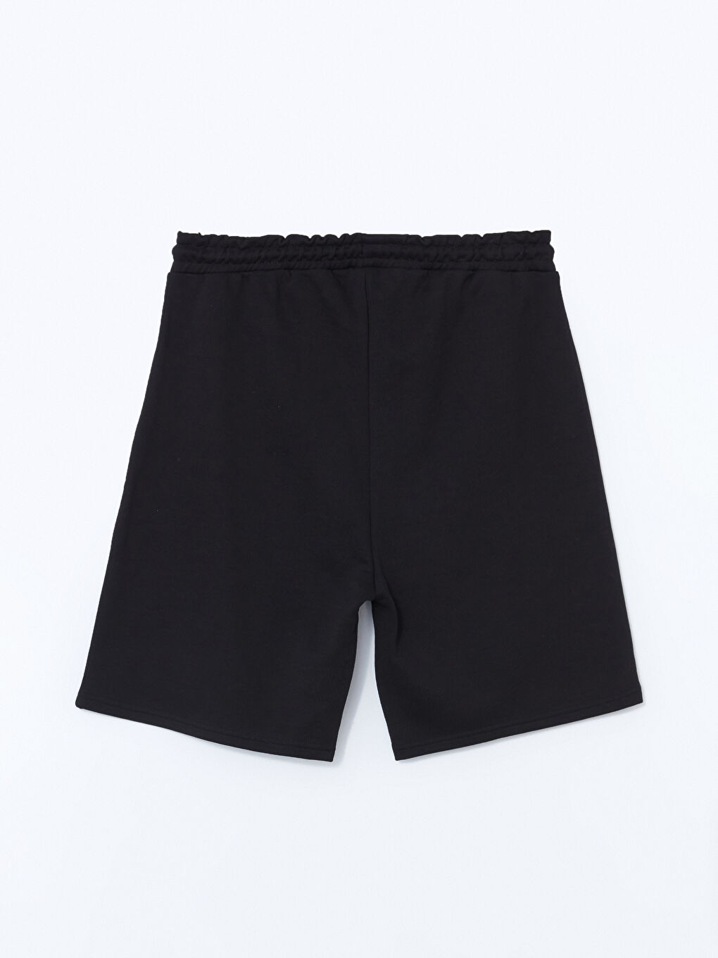 Siyah Standart Kalıp Erkek Şort-5