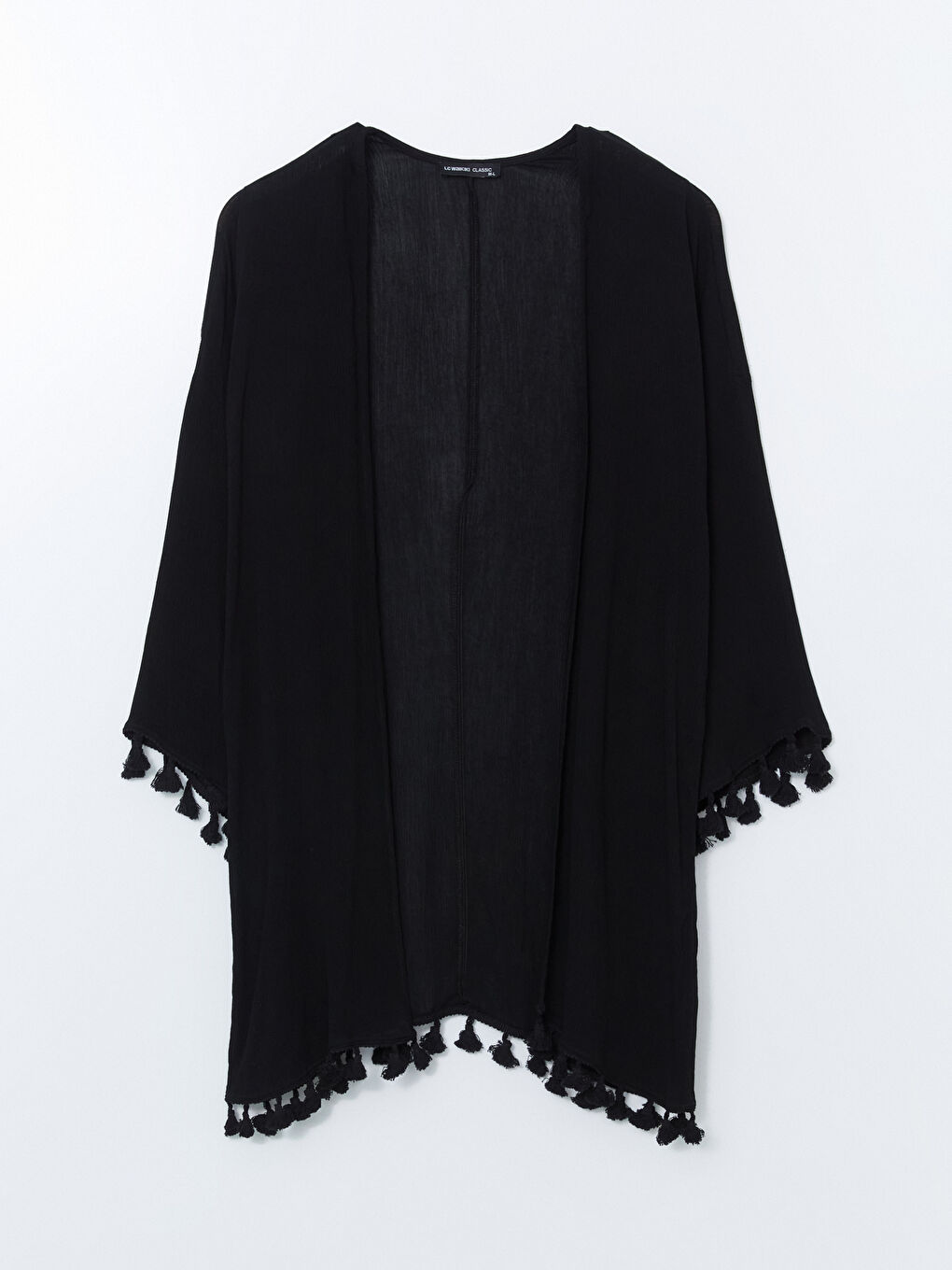 LCWAIKIKI Classic Kimono für Damen mit Schalkragen und Struktur in Oversize-Passform -S5GY62Z8-CVL