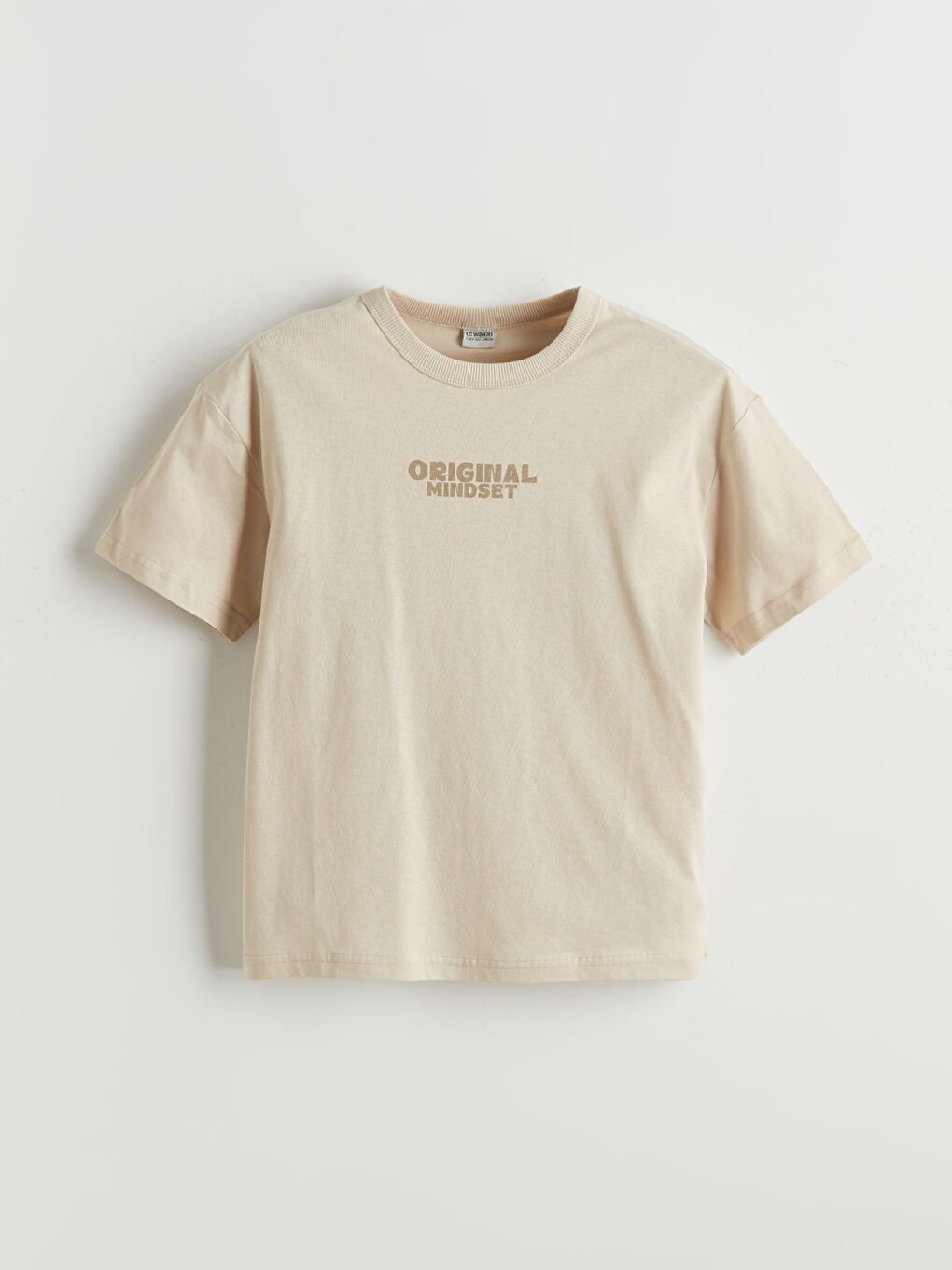 Crew Neck Printed Boys' T-Shirt -S5GY70Z4-QW6