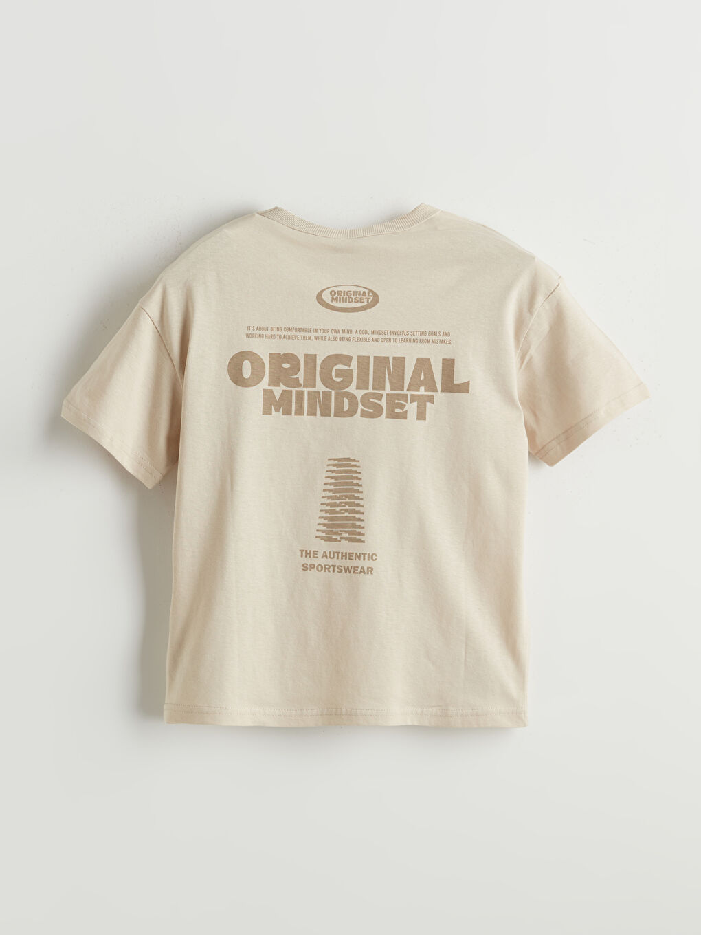 Crew Neck Printed Boys' T-Shirt -S5GY70Z4-QW6