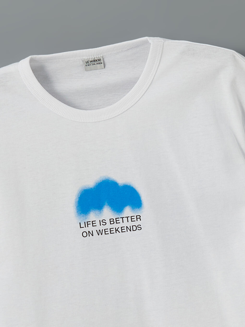 Crew Neck Boys' T-Shirt -S5H020Z4-Q6K