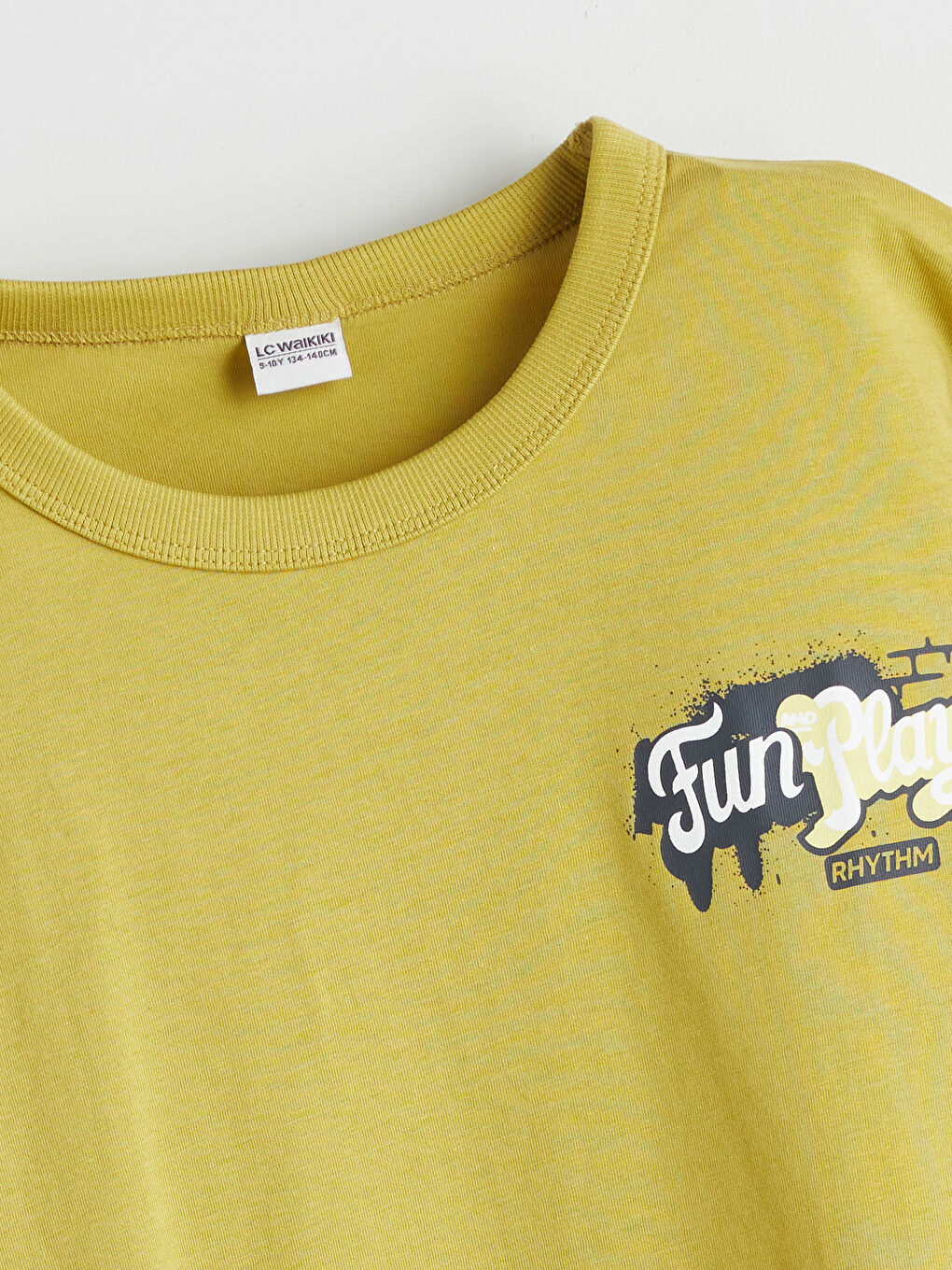 Relaxed Fit Crew Neck Short Sleeve Boys' T-Shirt -S5H024Z4-GCQ