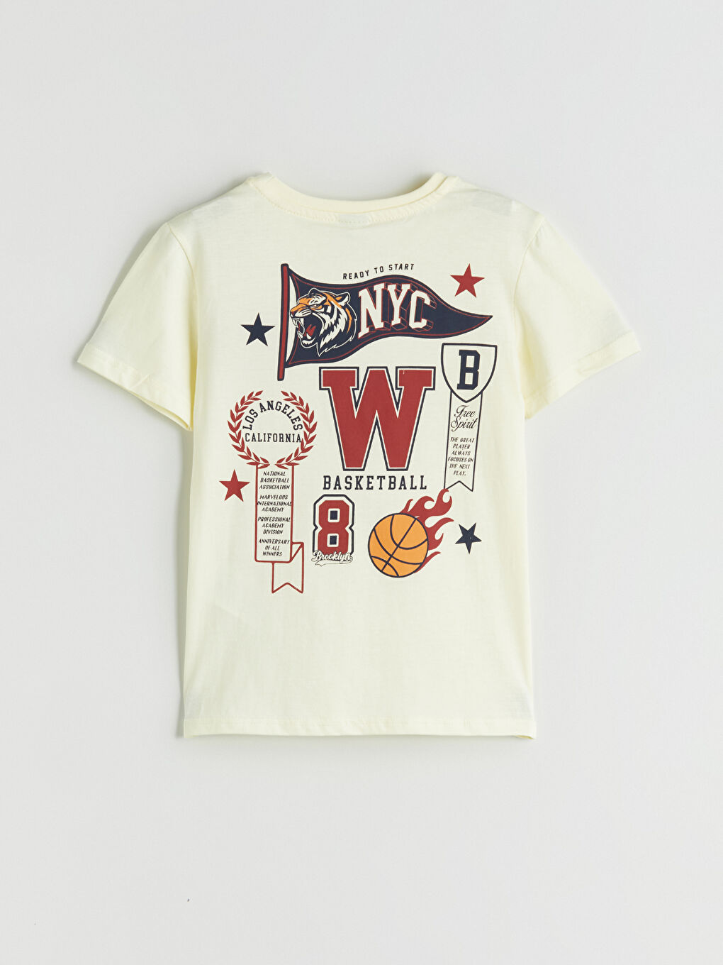 LCW Kids Κοντομάνικη Μπλούζα για Αγόρια με Στρογγυλή Λαιμόκοψη -S5H032Z4-FDQ