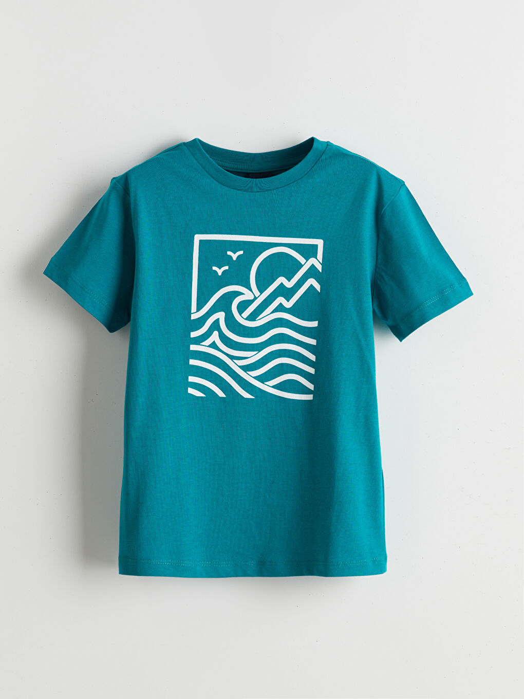 Crew Neck Boy T-Shirt -S5H046Z4-R2V