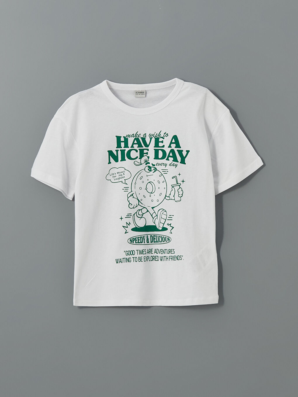 Crew Neck Boys' T-Shirt -S5H099Z4-Q6K