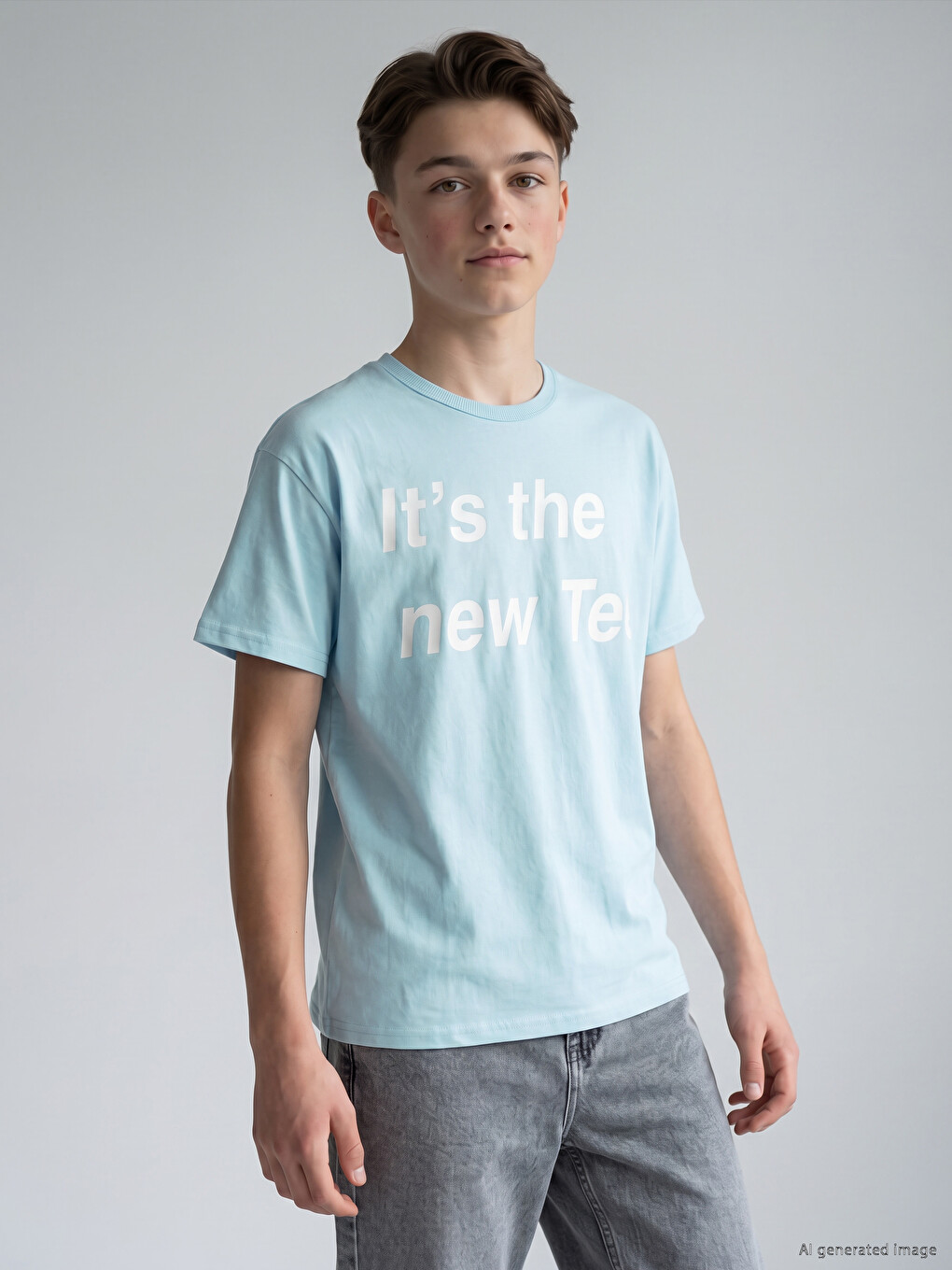 Crew Neck Boys' T-Shirt
