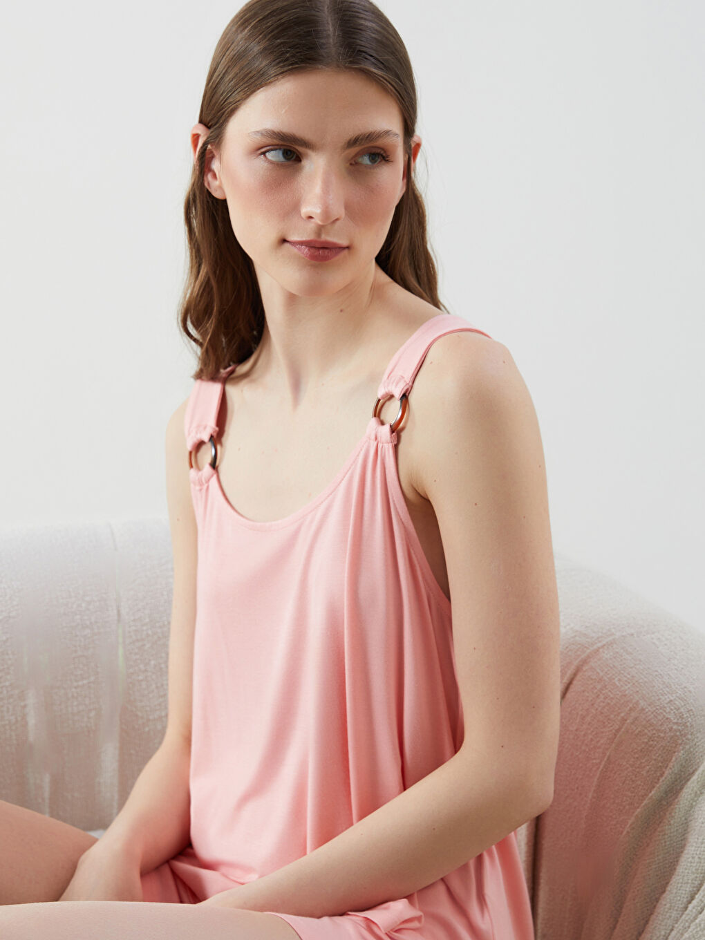 Woman CORAL Shortie Pyjama Set -S5H119Z8-FNW