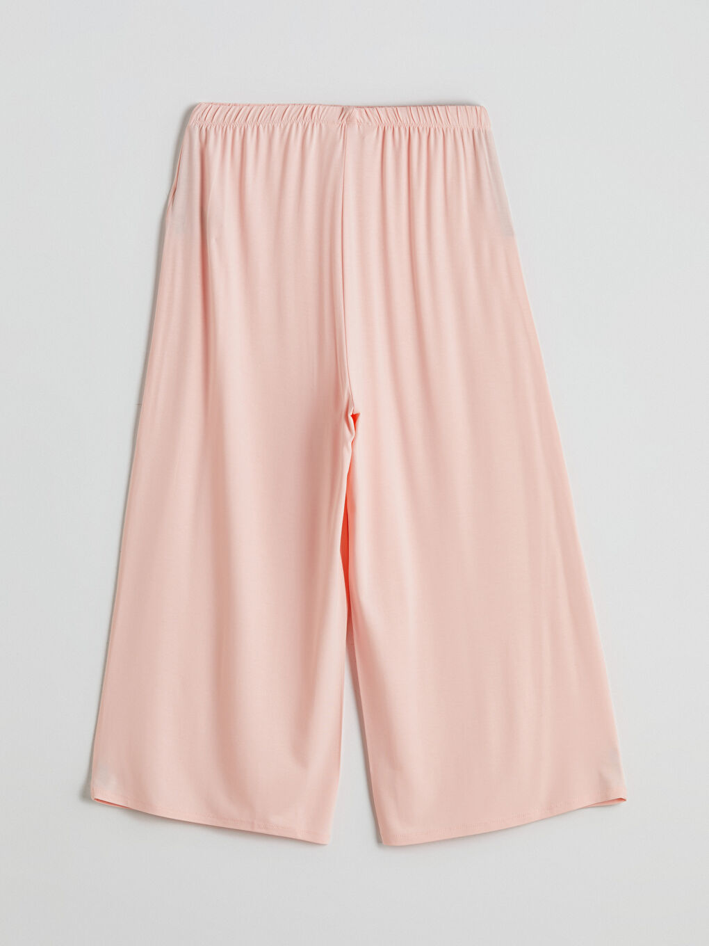 Pembe Petite Beli Lastikli Kadın Kapri Pijama Altı