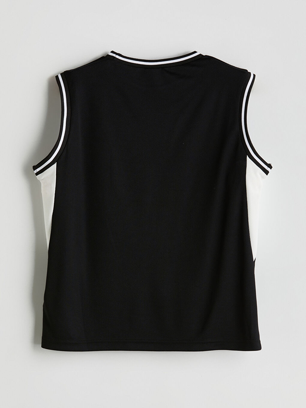 Siyah Bisiklet Yaka Beşiktaş Baskılı Erkek Çocuk Atlet ve Şort-3