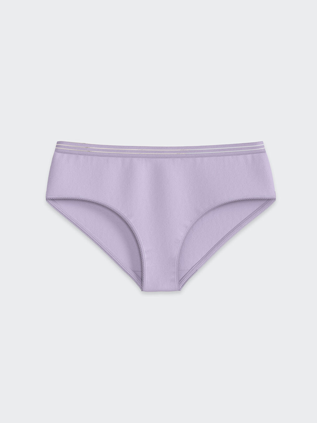 Lila Düz Hipster Külot