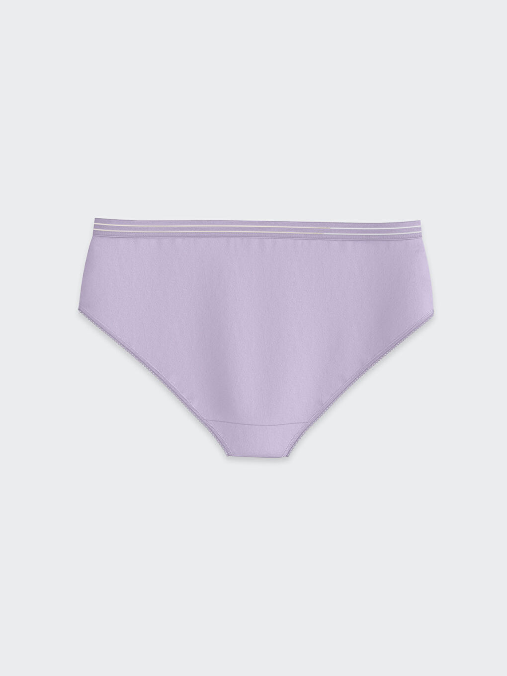 Lila Düz Hipster Külot-1